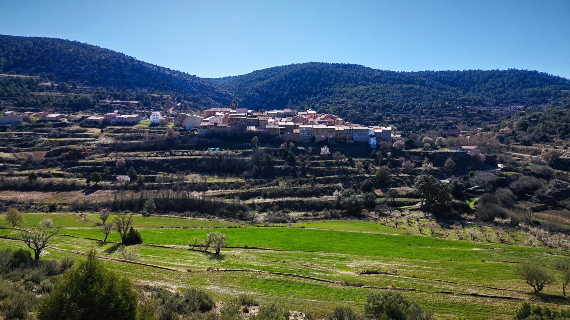 منزل الضيف Rural Puebla De San Miguel المظهر الخارجي الصورة