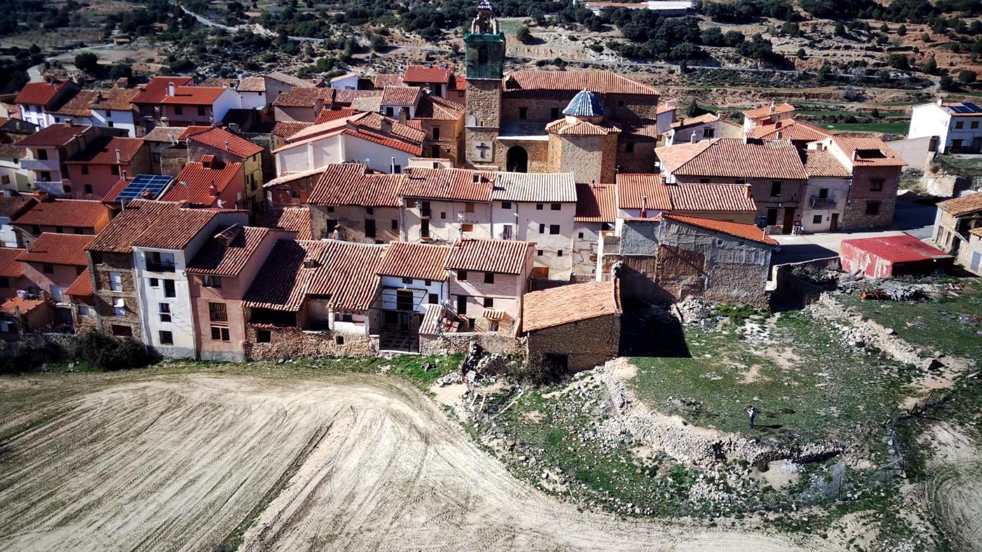 منزل الضيف Rural Puebla De San Miguel المظهر الخارجي الصورة